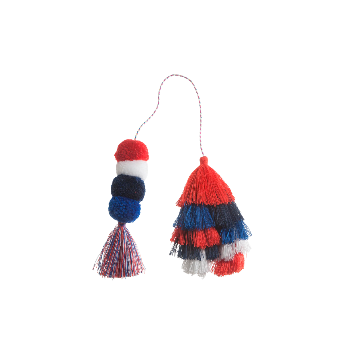 Bogg Bag Bauble - Usa Double Tassel - Fresh Routine