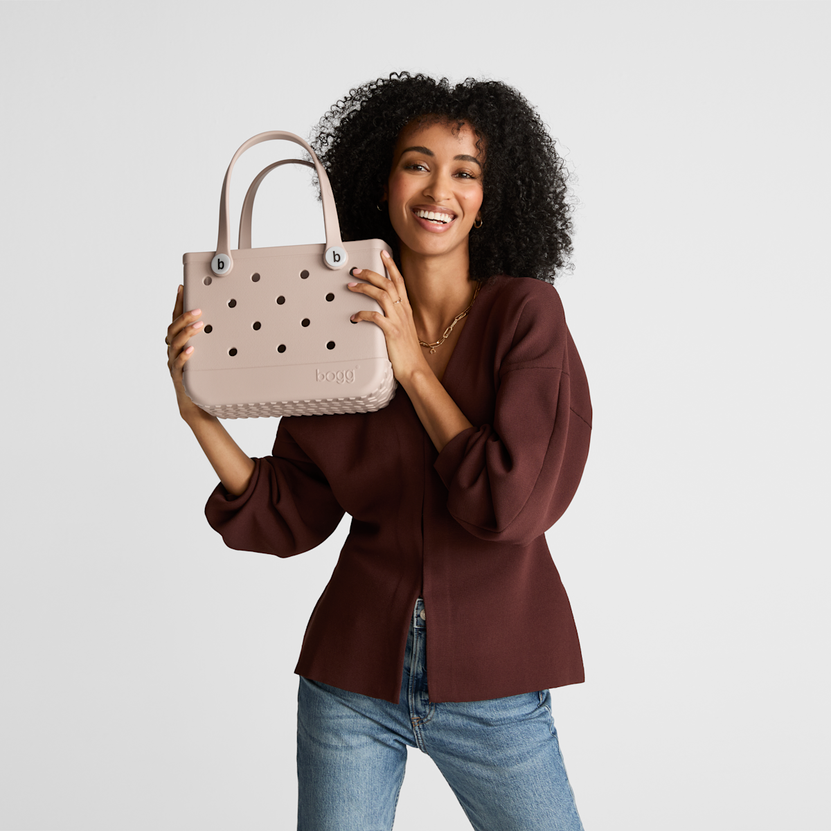 Bitty Bogg Bag - Quilted Rose Petal